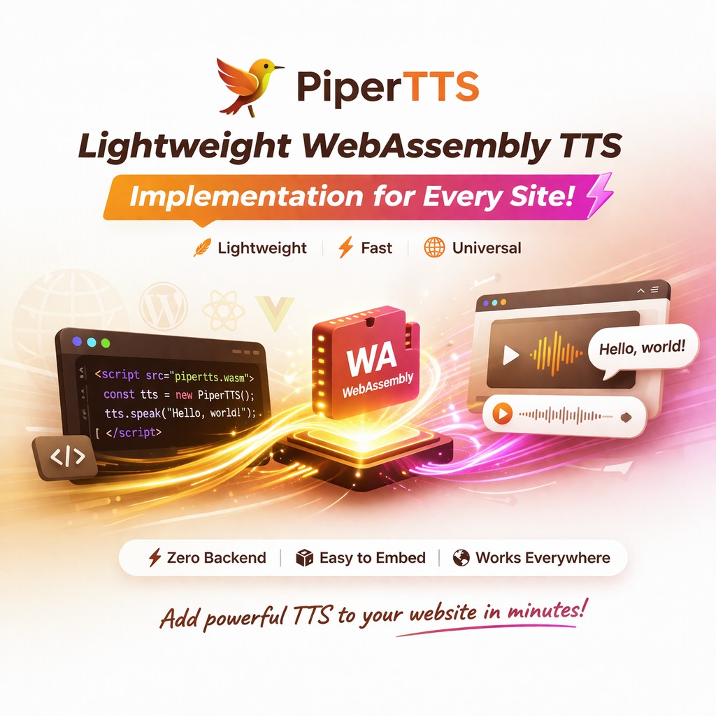 TTS With Piper & WASM!